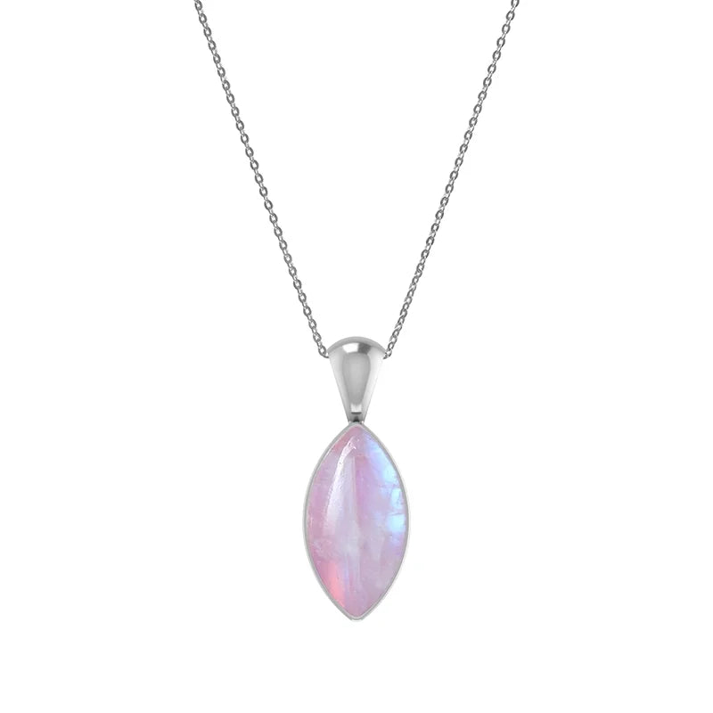 pink moonstone pendant