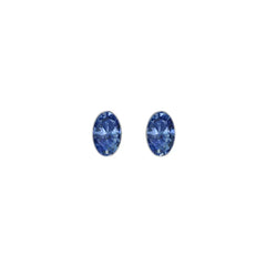 kyanite cut oval earrings