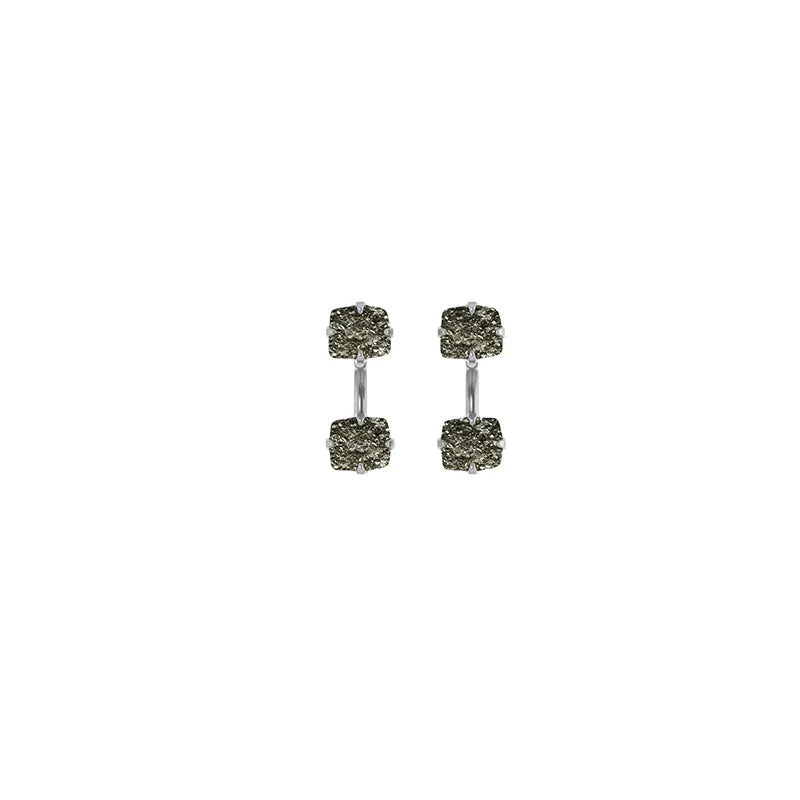 pyrite earrings 