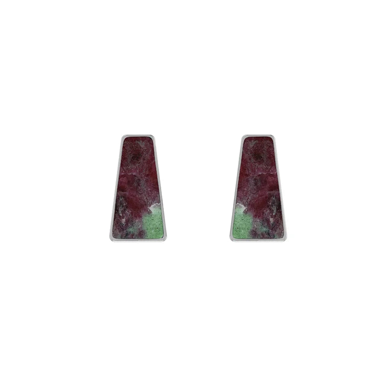 ruby zoisite earrings