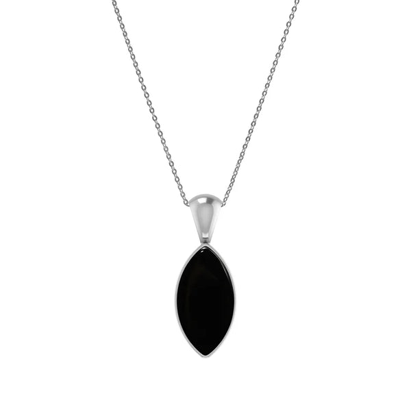 black onyx pendant