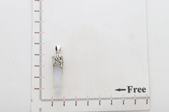 rainbow moonstone pendant