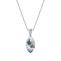 dendritic opal pendant