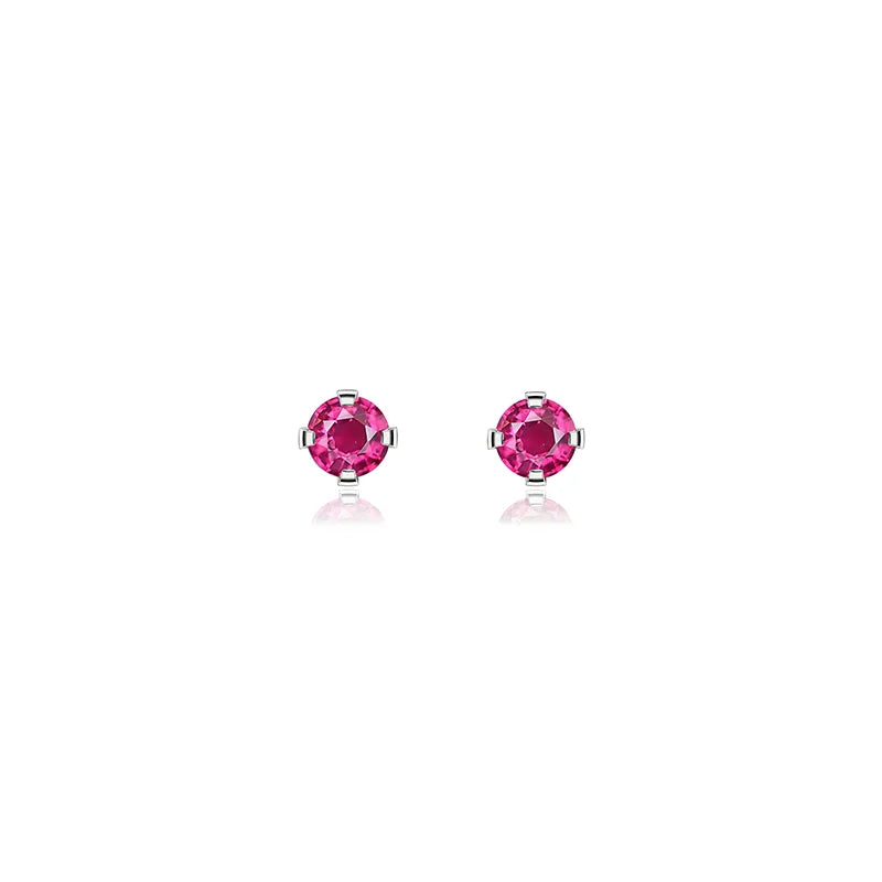 ruby earrings 