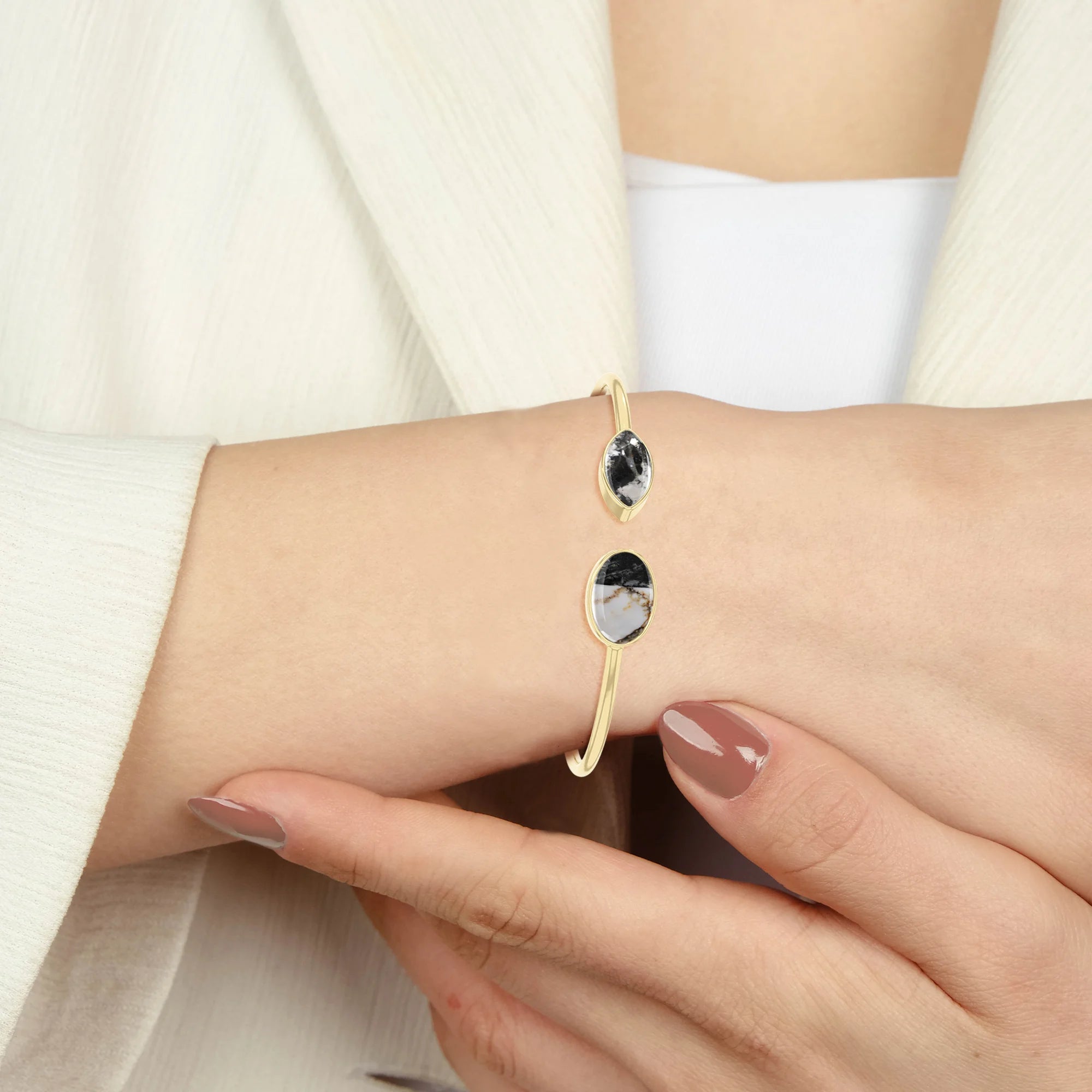white buffalo cab bracelet