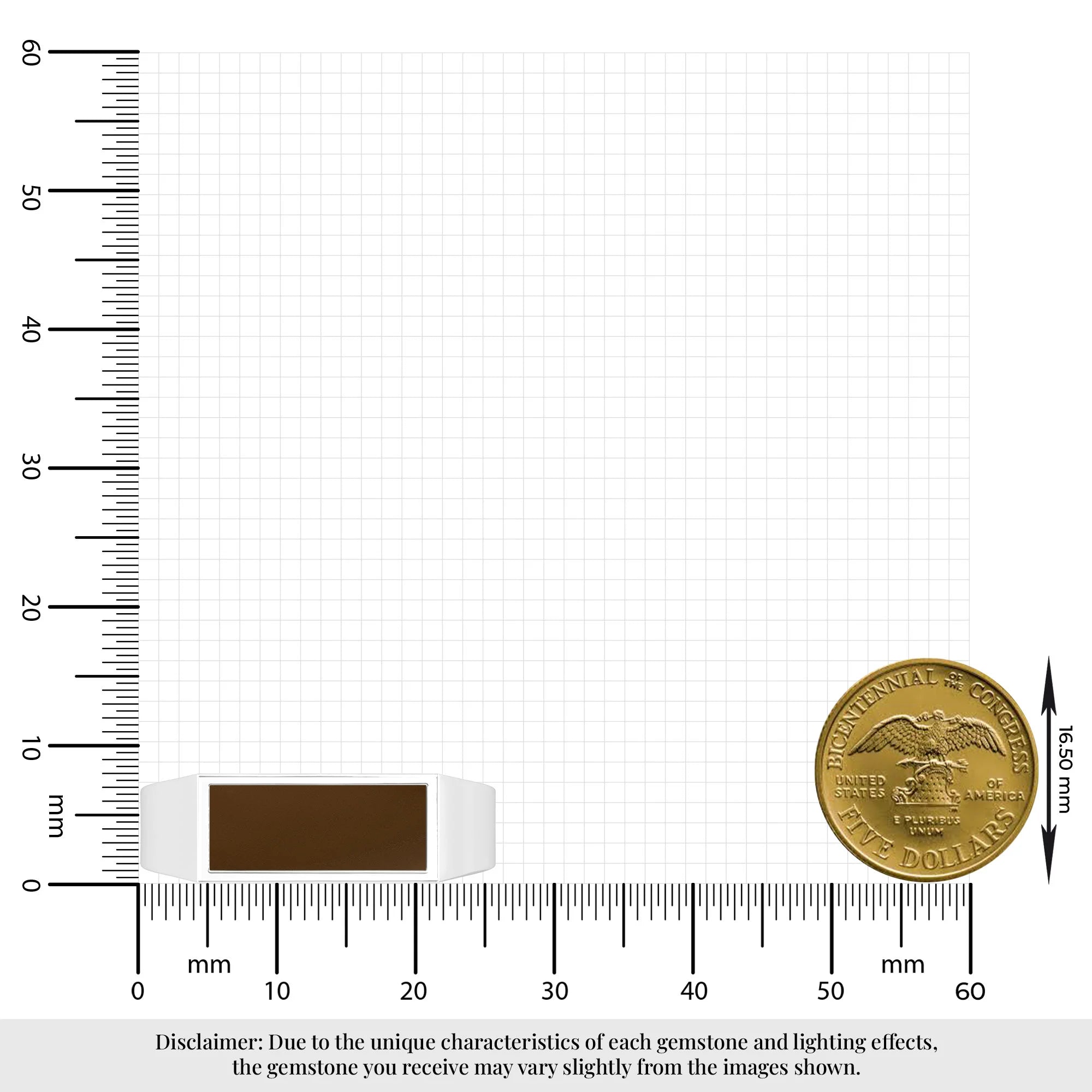 smoky quartz prong-set ring