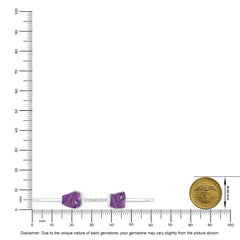 amethyst twister bracelet