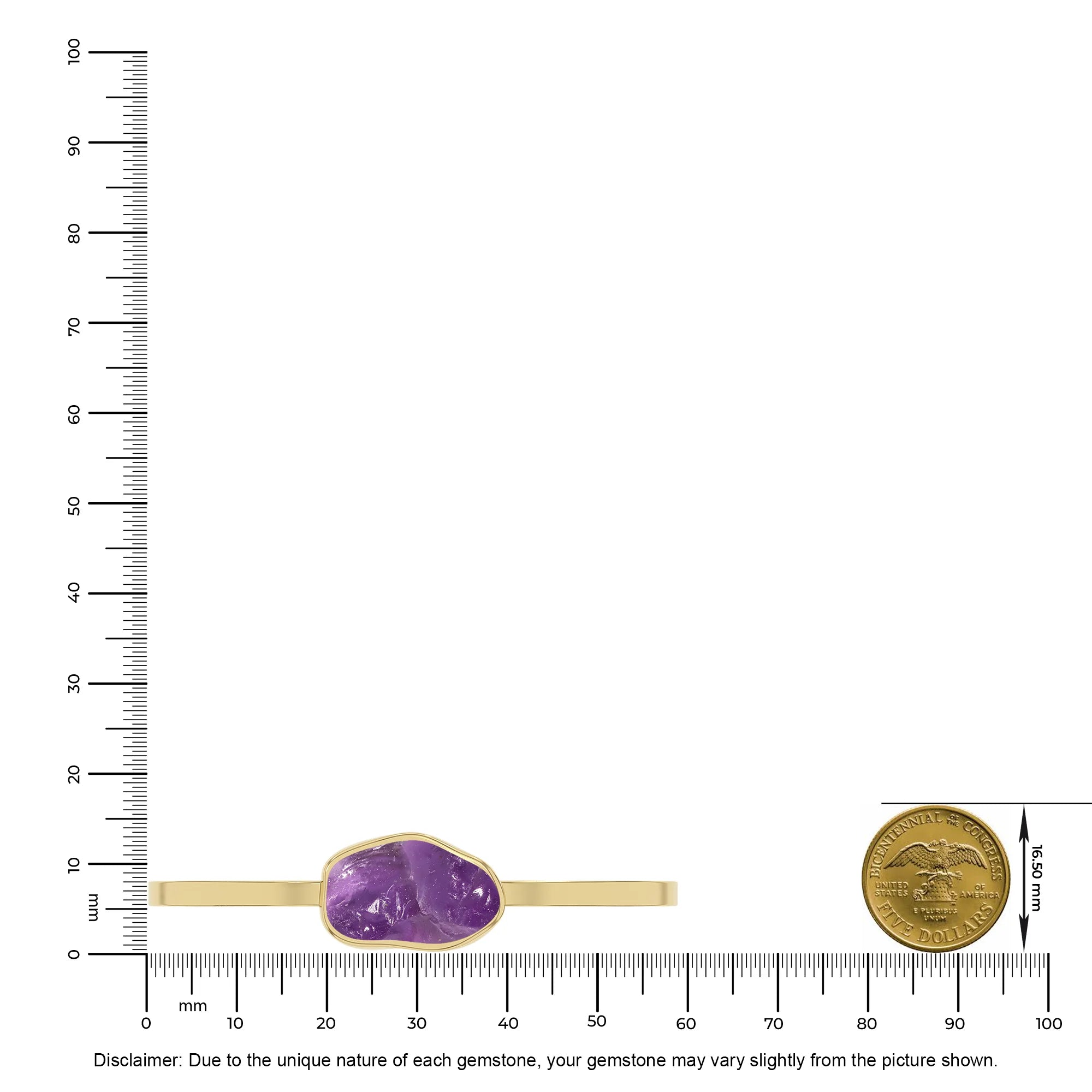 amethyst rough bracelet