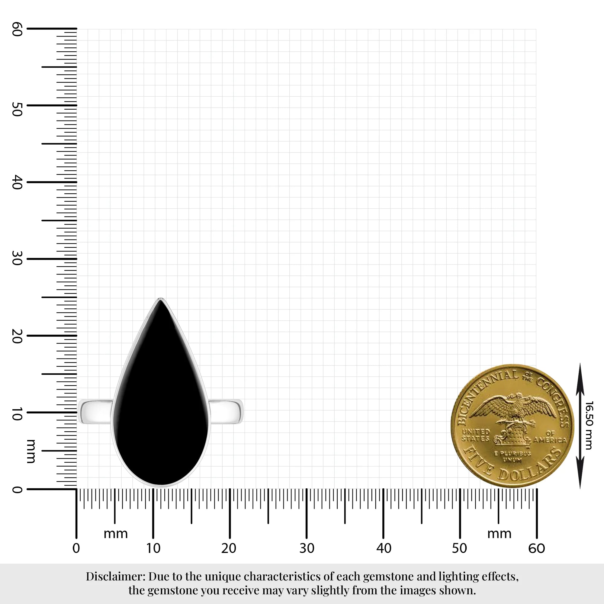 black-onyx bezel-set ring