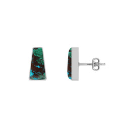 chrysocolla earrings