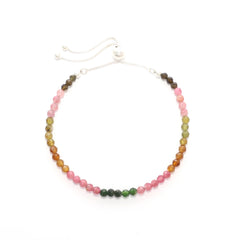 multi tourmaline cut bracelet