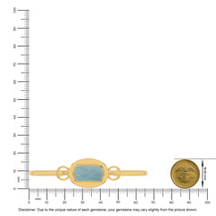 aquamarine rough bracelet