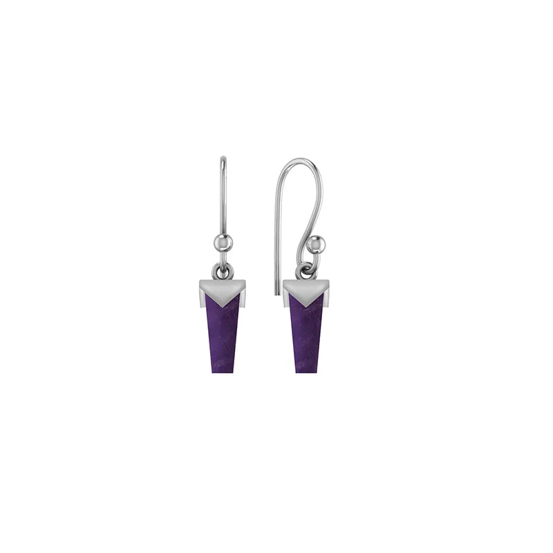 amethyst earrings