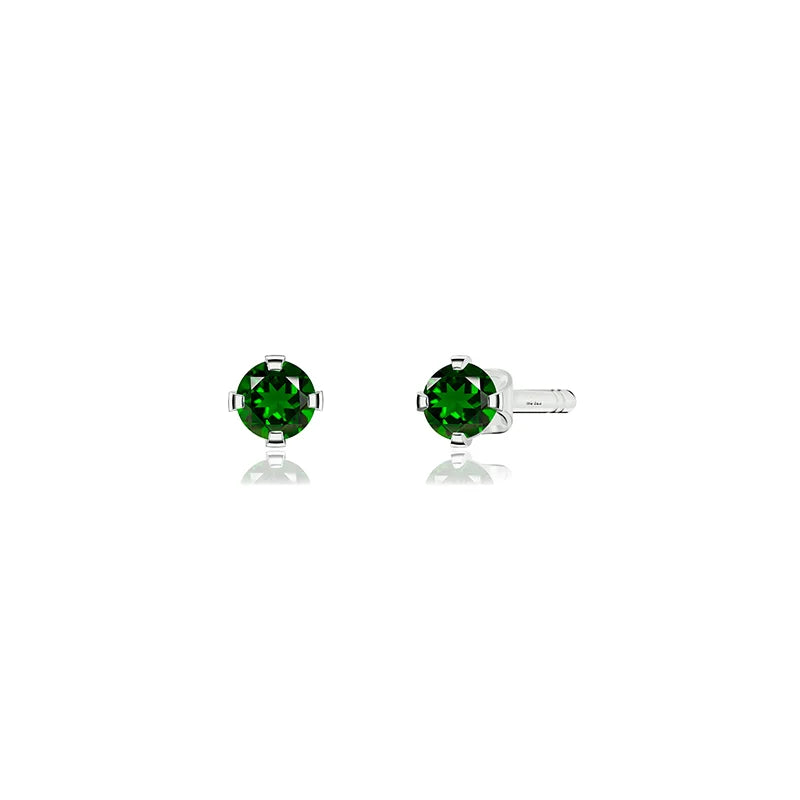 chrome diopside earrings 