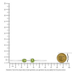 peridot cut bracelet