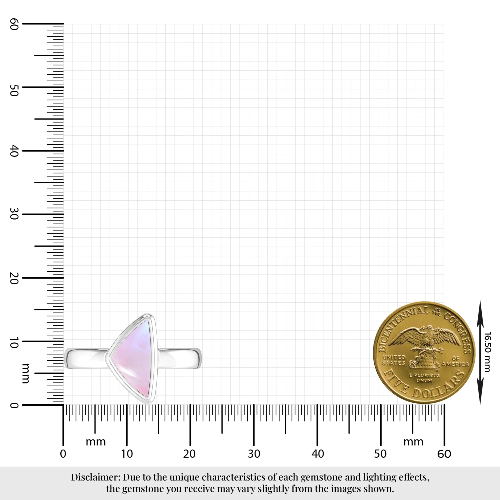 pink-moonstone bezel-set ring