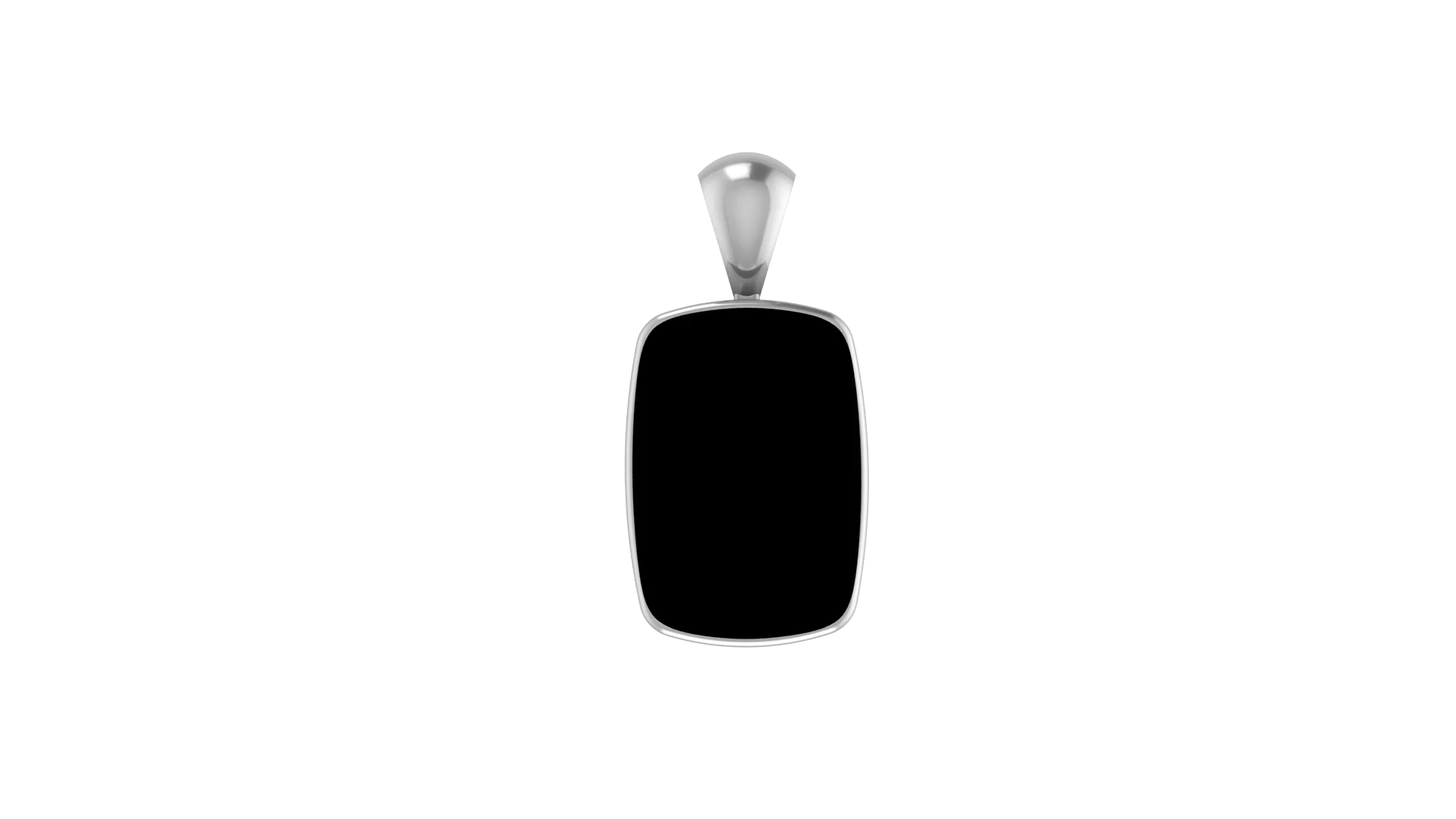 black onyx pendant