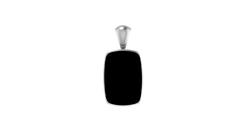 black onyx pendant
