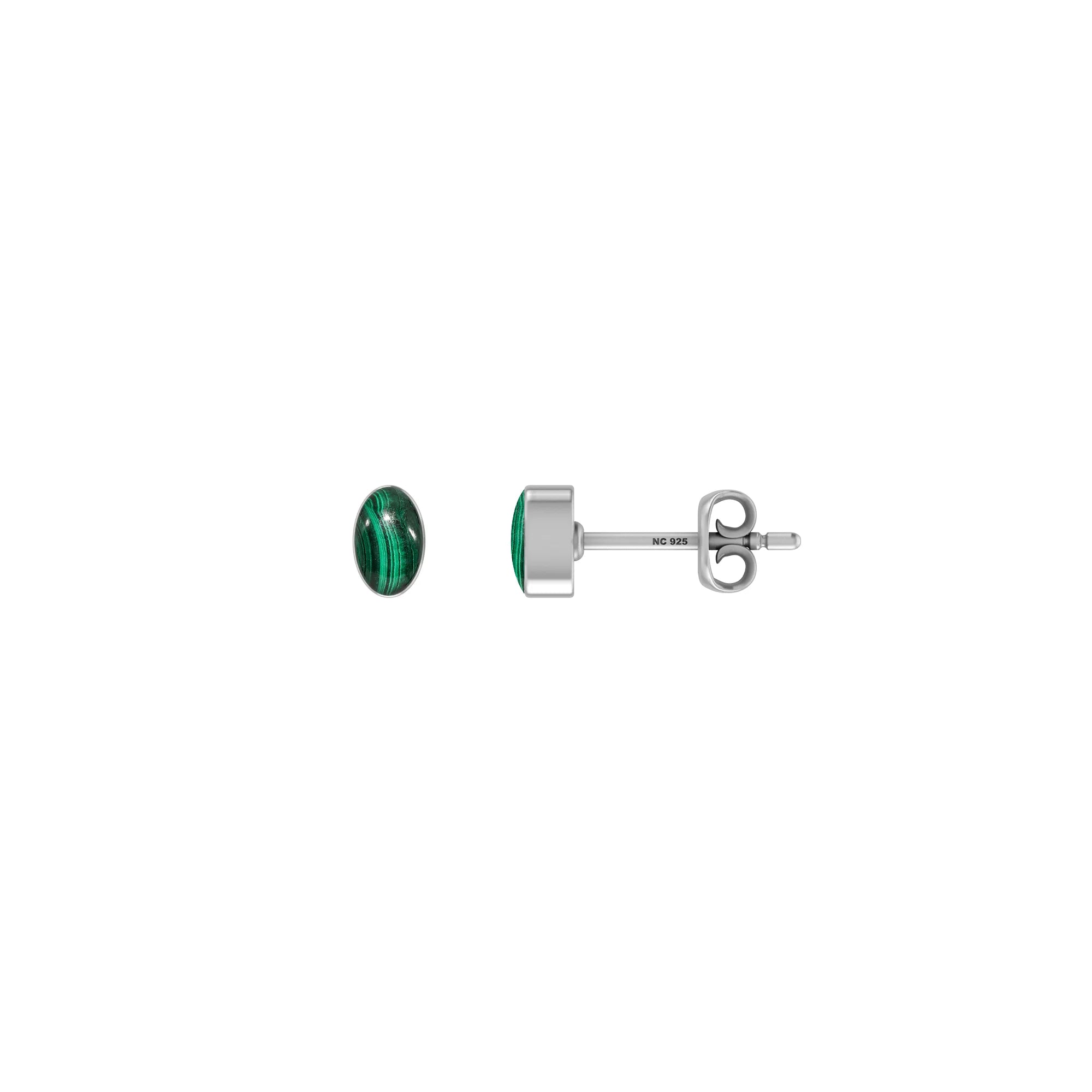 malachite earrings 