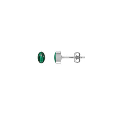 malachite earrings 