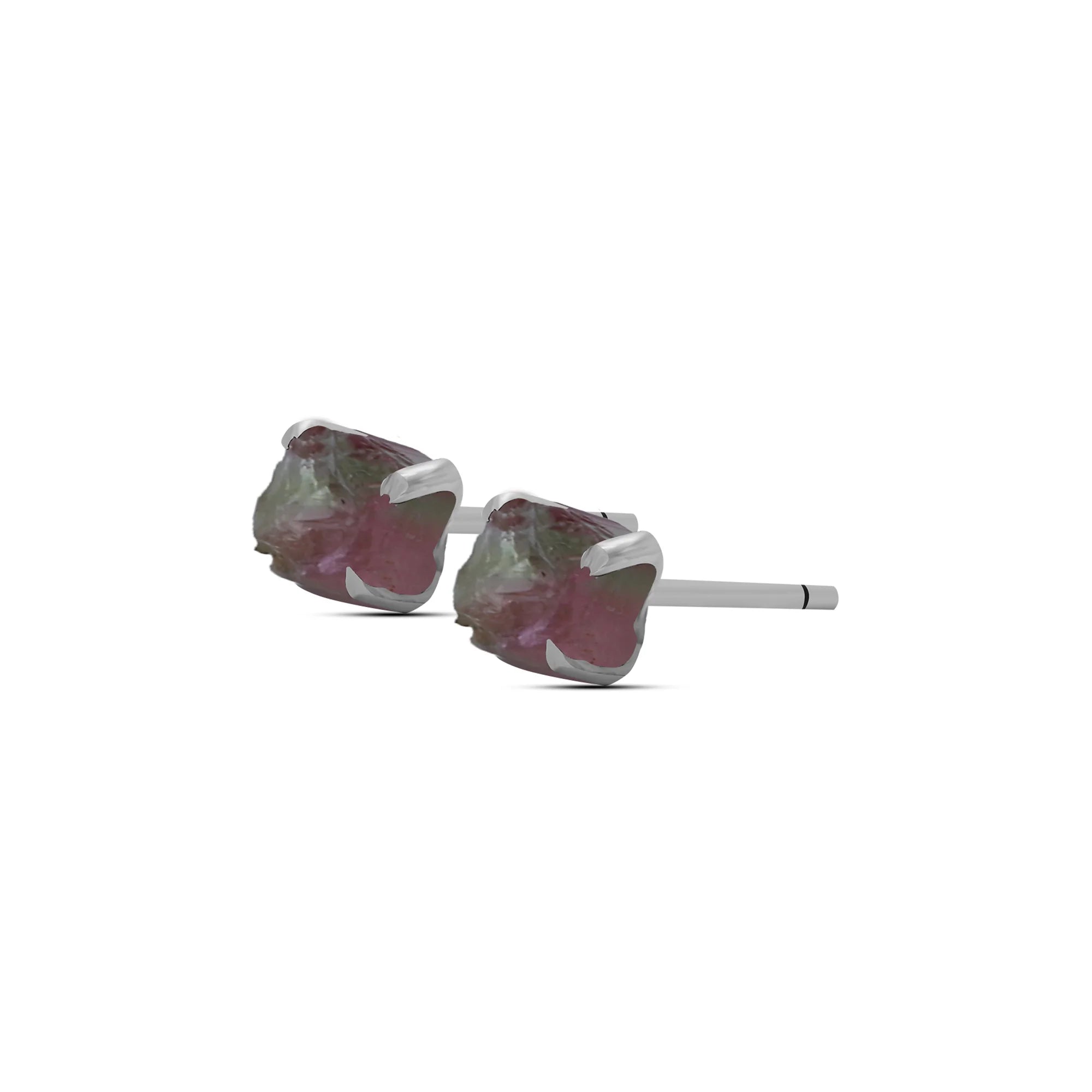watermelon tourmaline earrings 