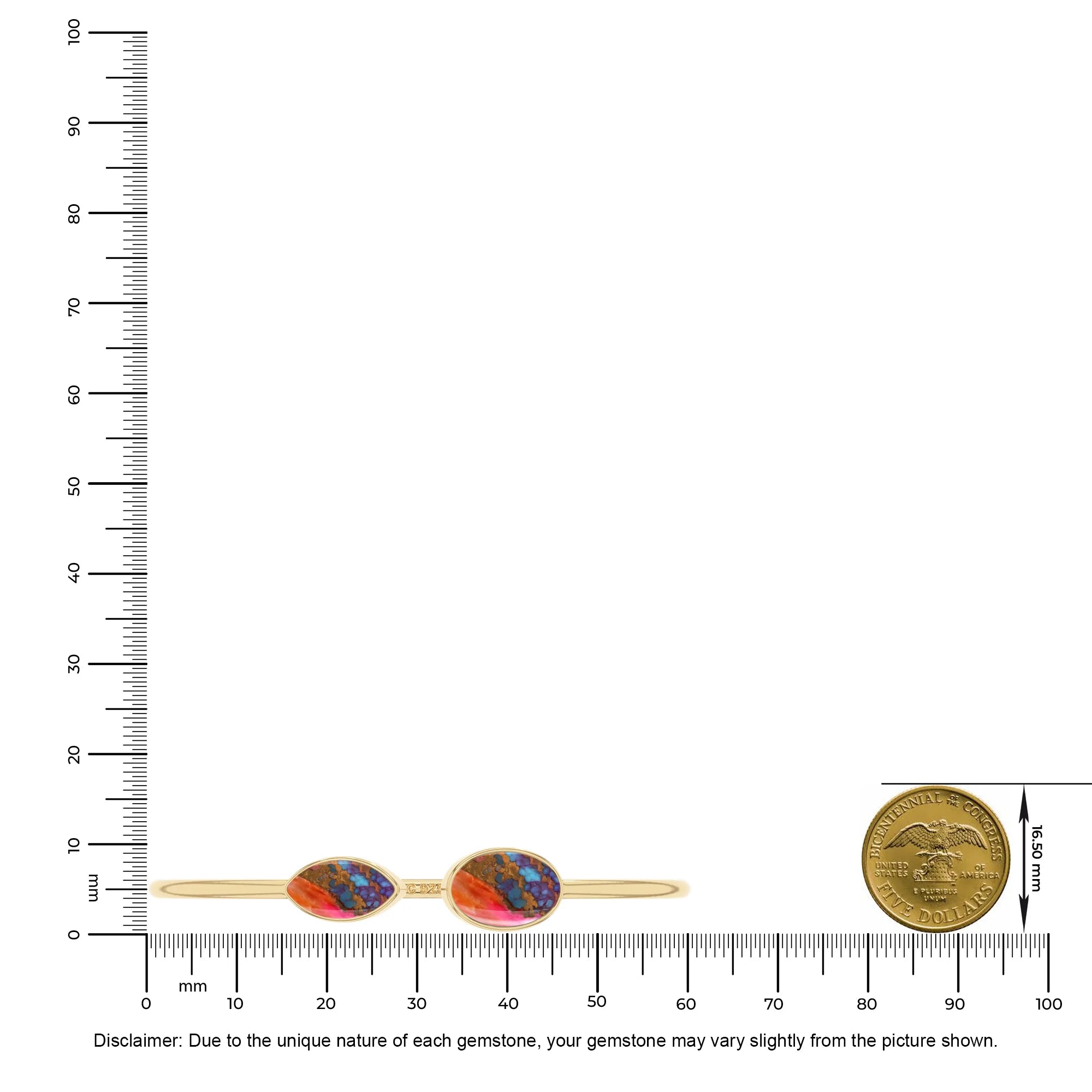 pink spiny oyster cab bracelet