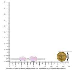 pink moonstone cab bracelet