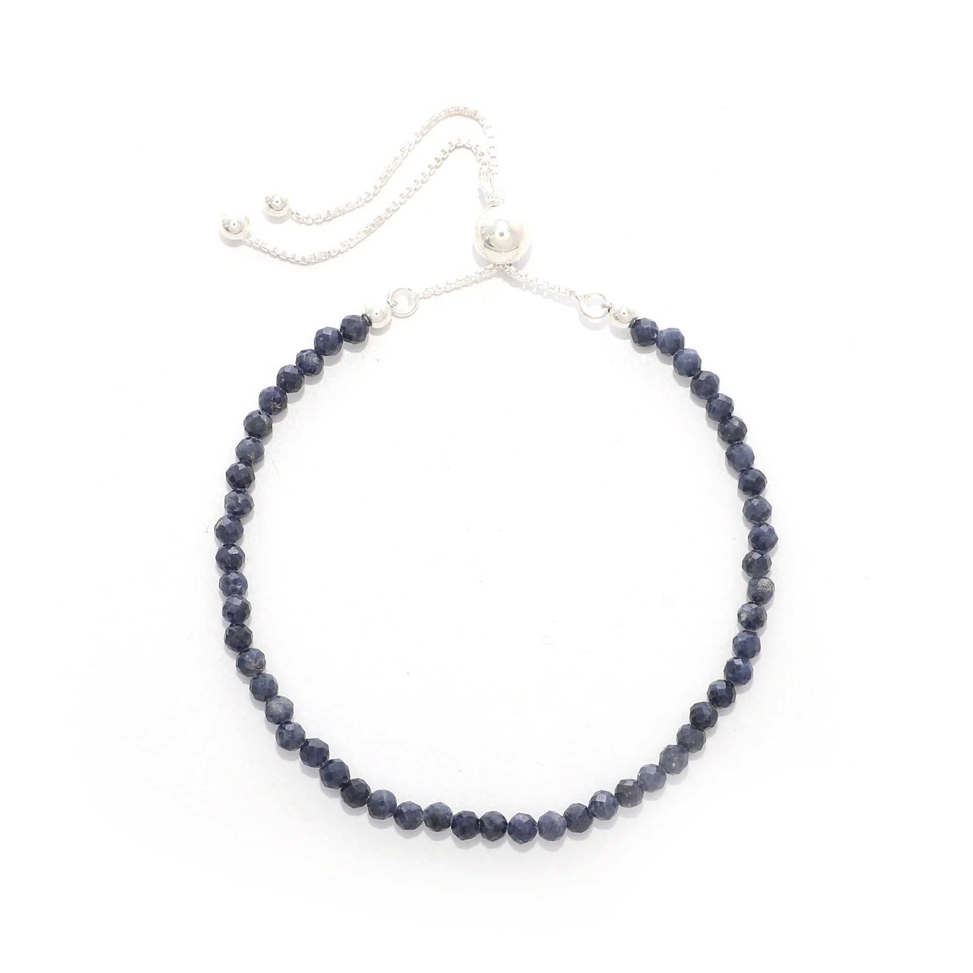 blue sapphire cut bracelet
