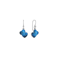 labradorite slice earrings