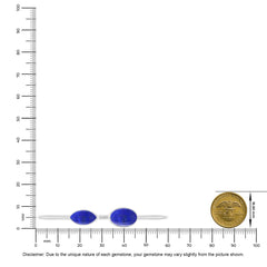 lapis lazuli cab bracelet