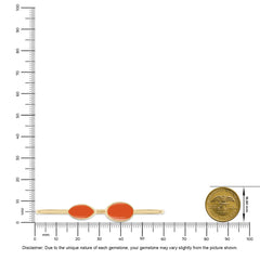 carnelian cab bracelet