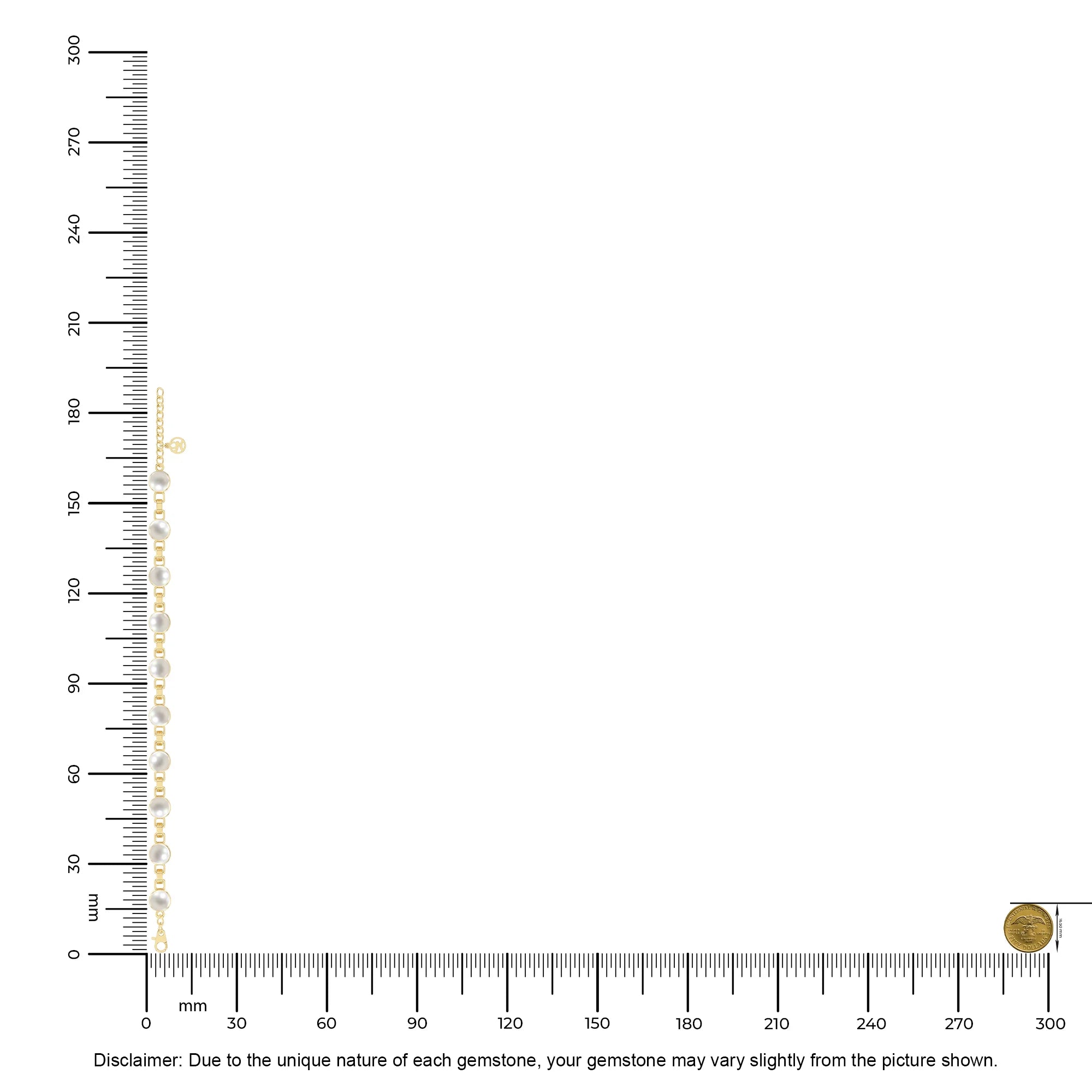 pearl chain bracelet