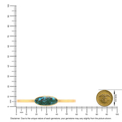 chrysocolla rough bracelet
