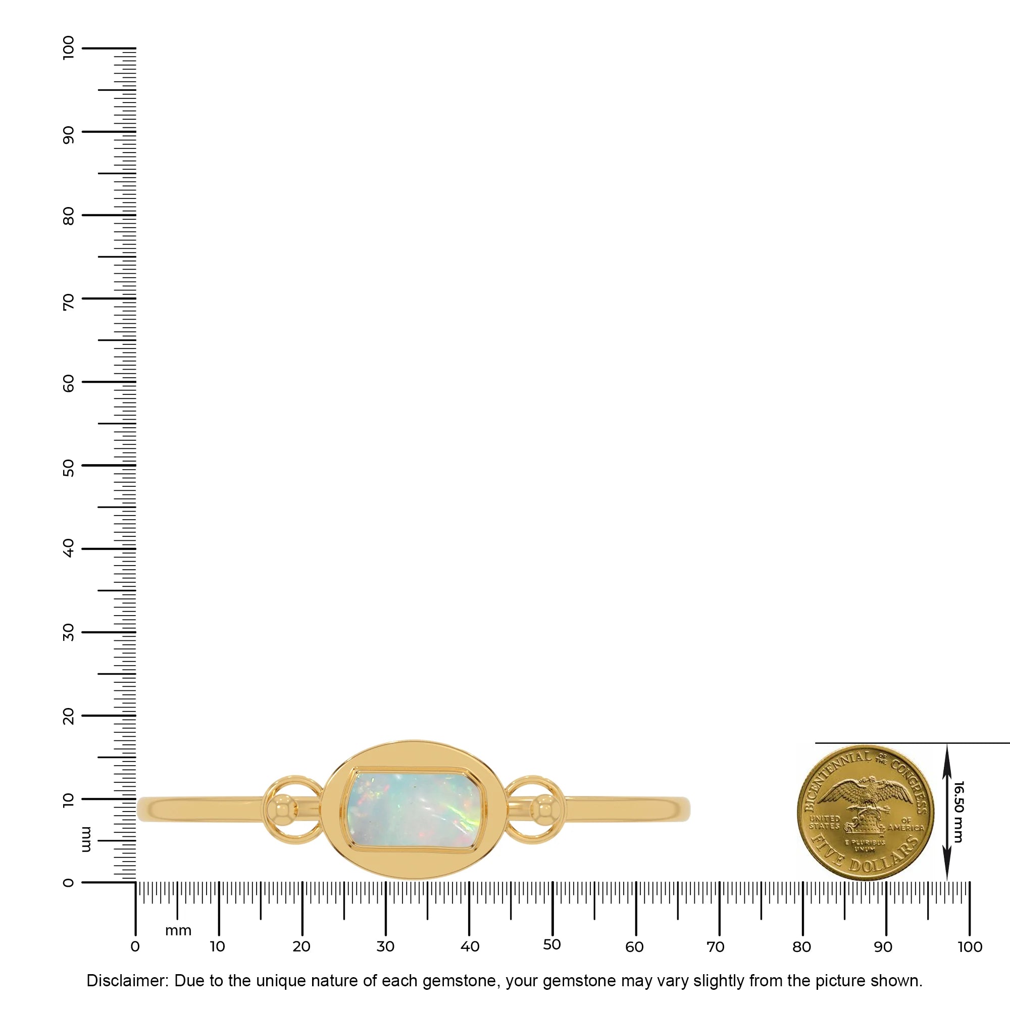ethiopian opal rough bracelet