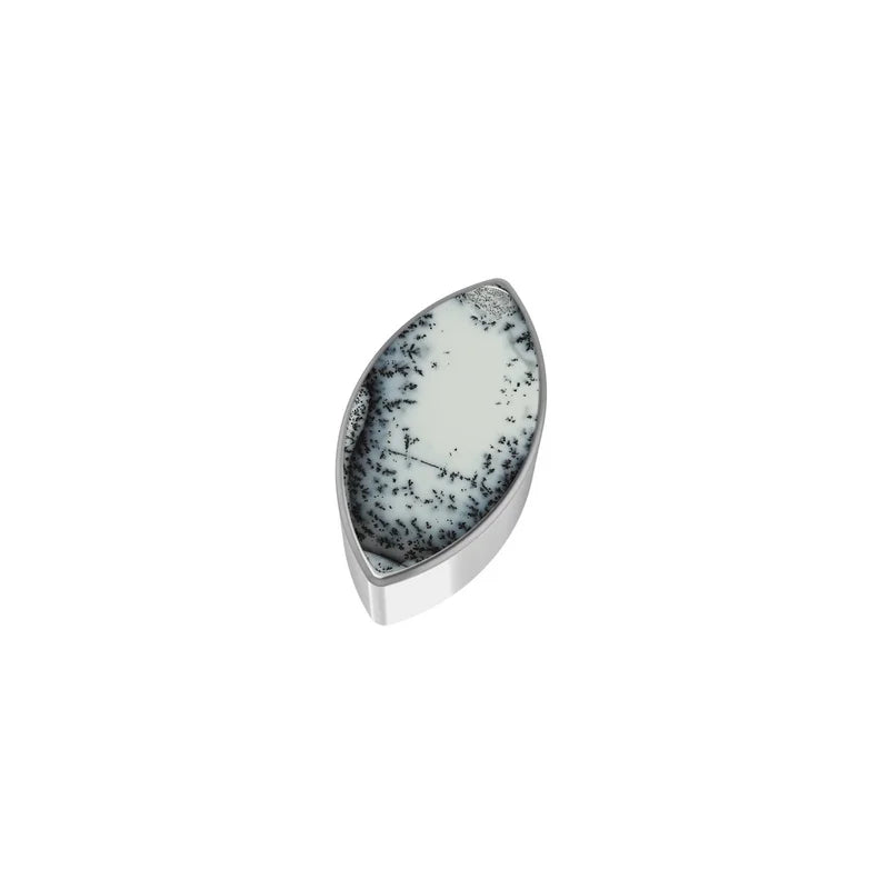 dendritic opal pendant