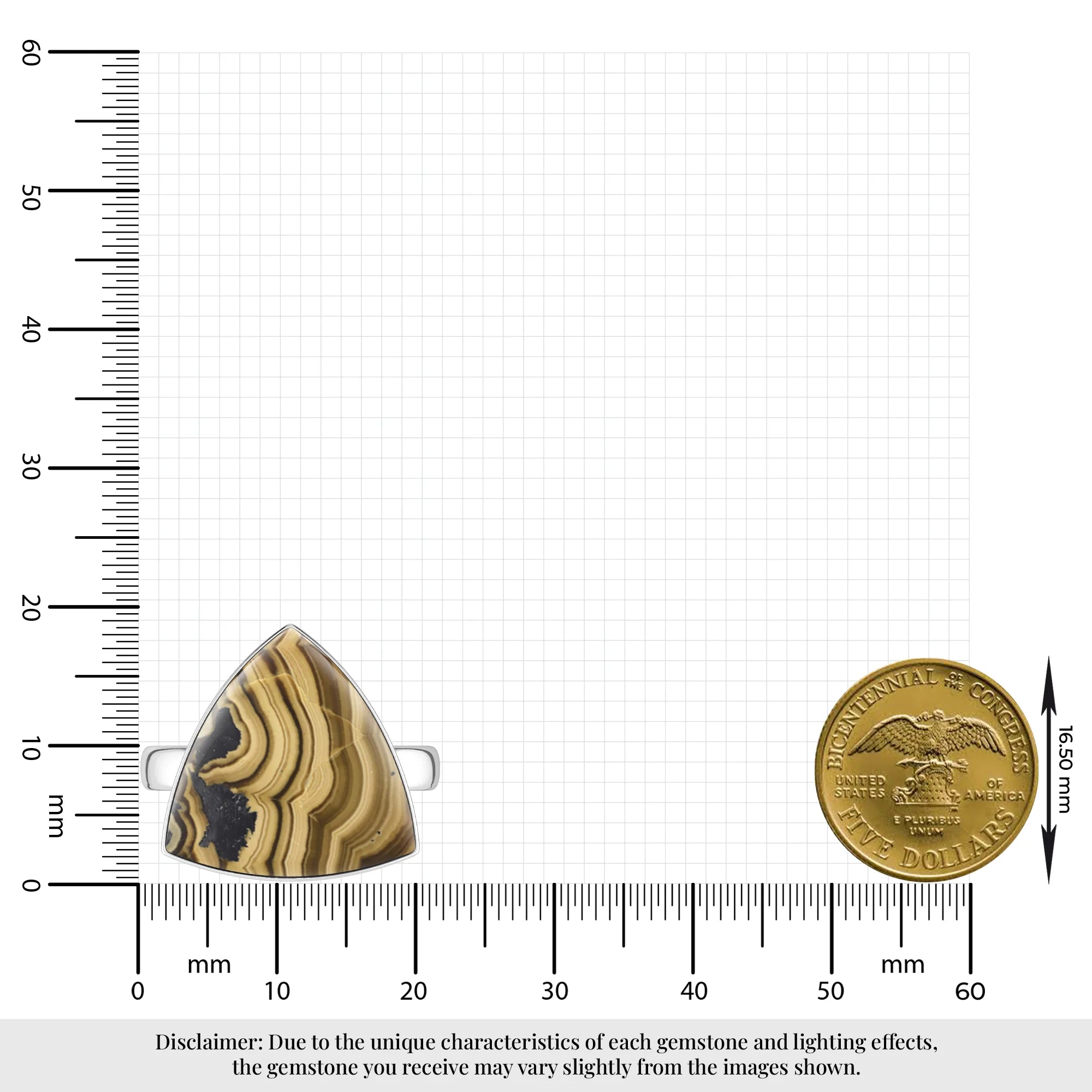 schalenblende bezel-set ring