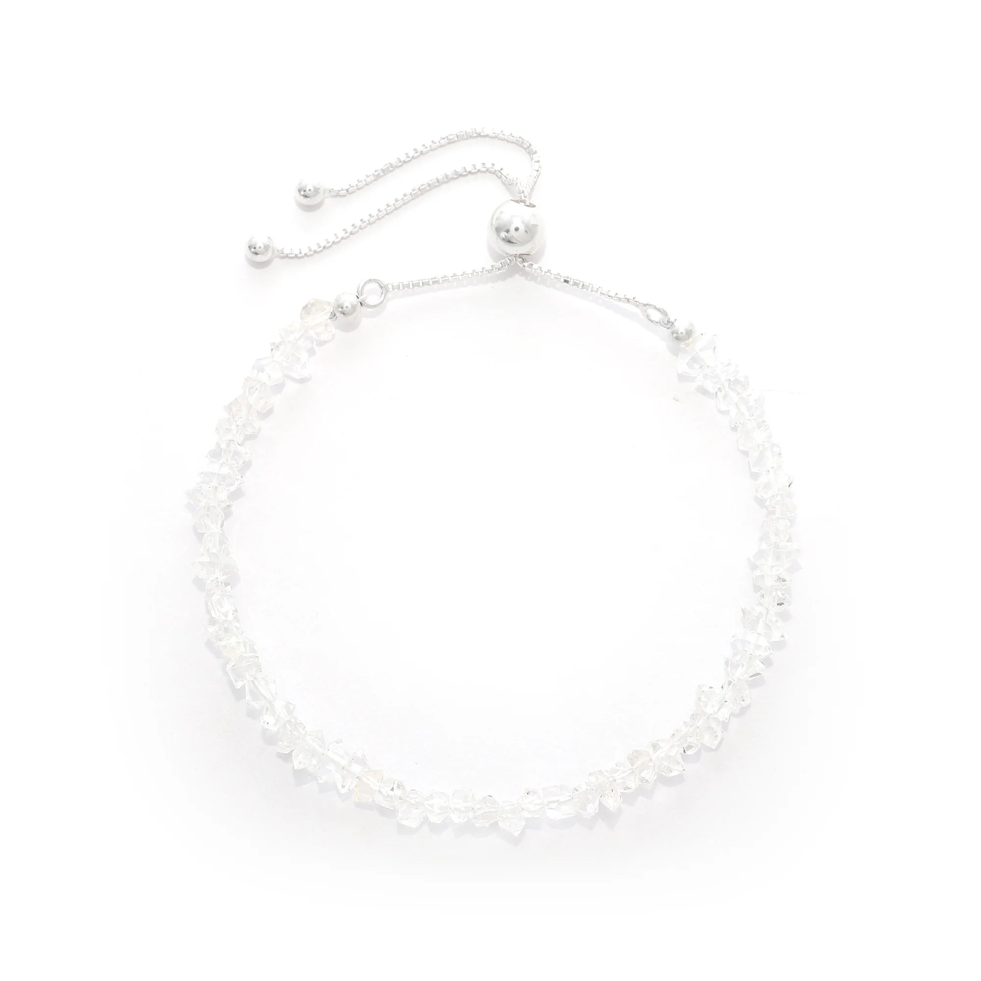 herkimer rough bracelet