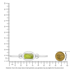 peridot rough bracelet