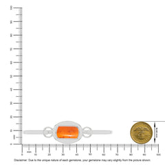 amber rough bracelet