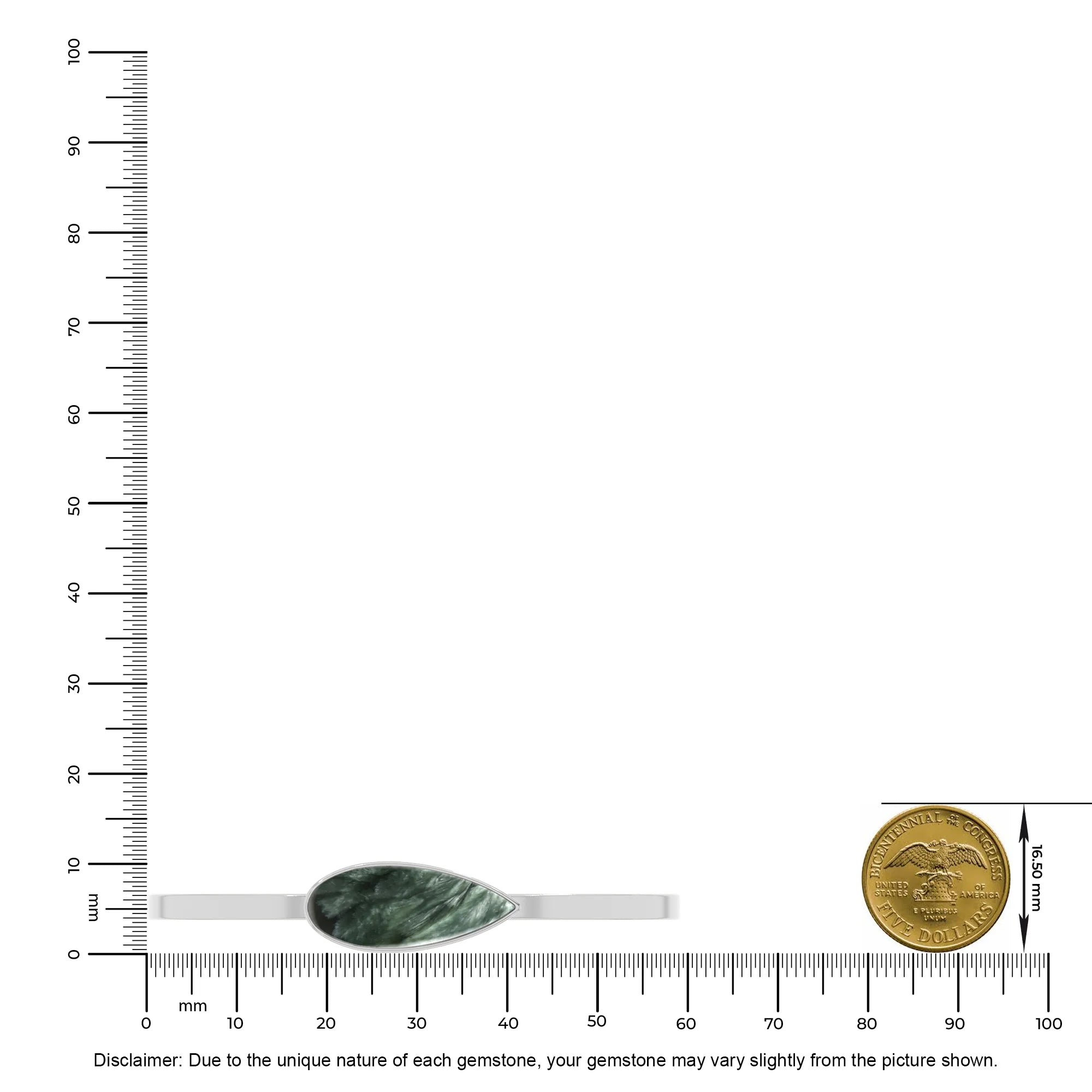 seraphinite rough bracelet