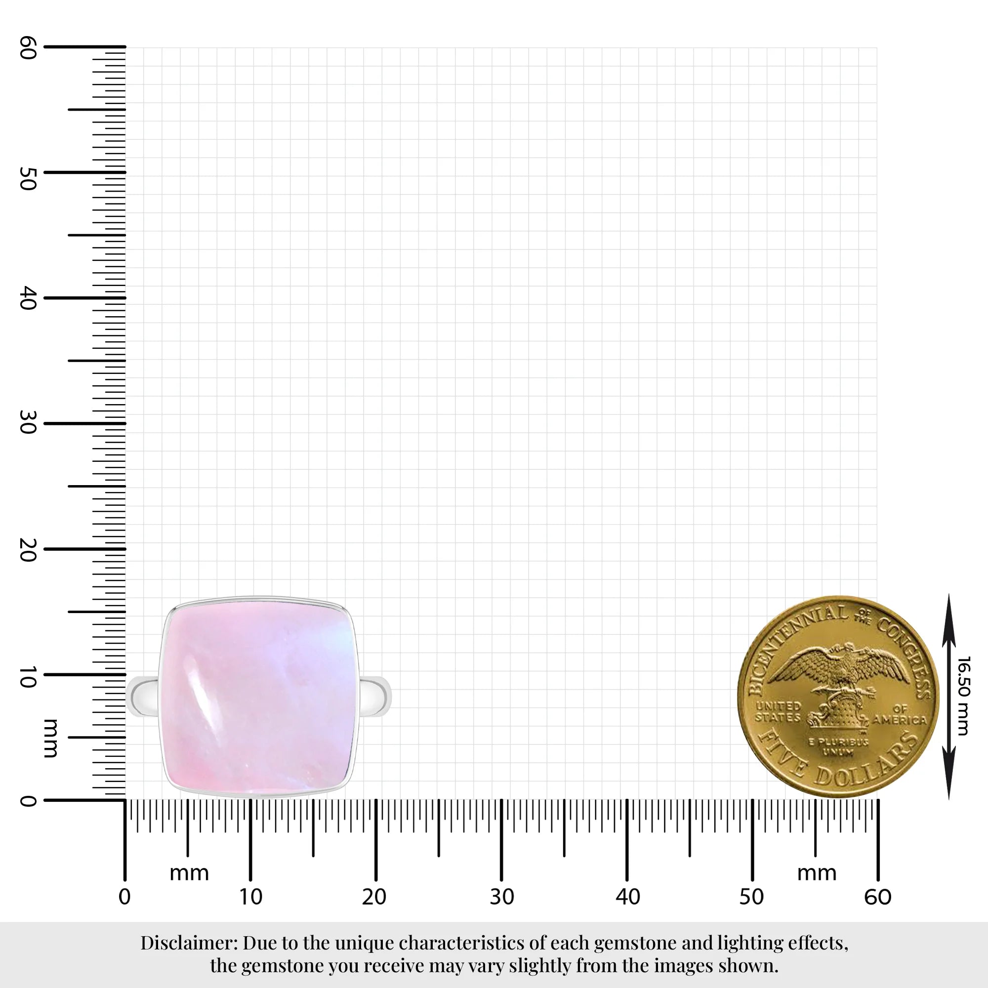 pink-moonstone bezel-set ring