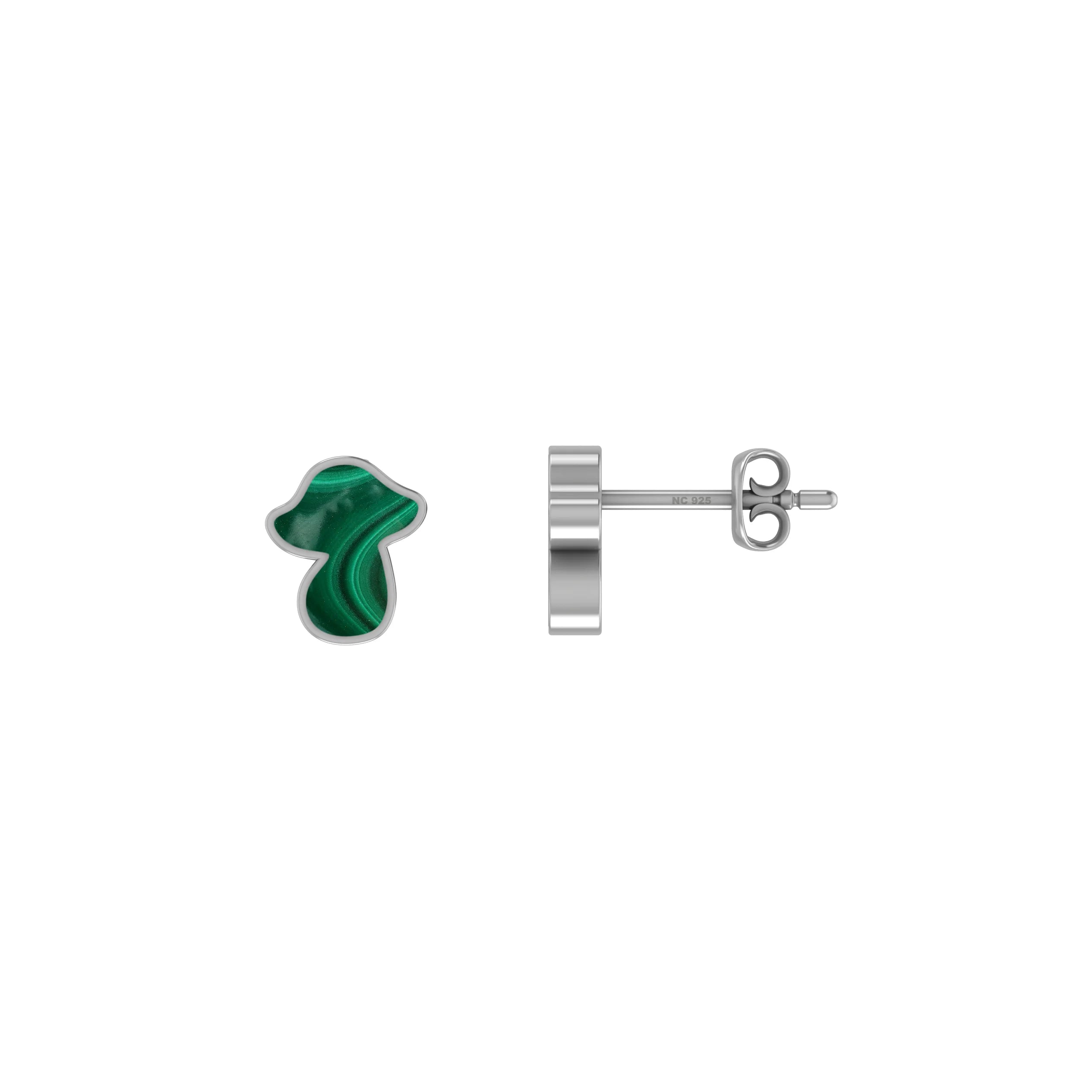 malachite earrings 