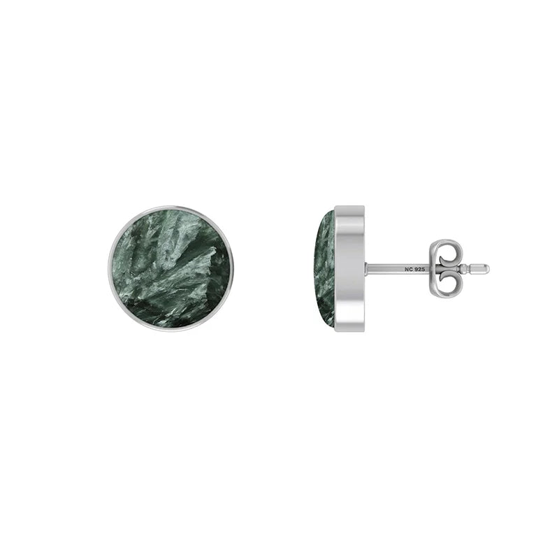 seraphinite cab earrings