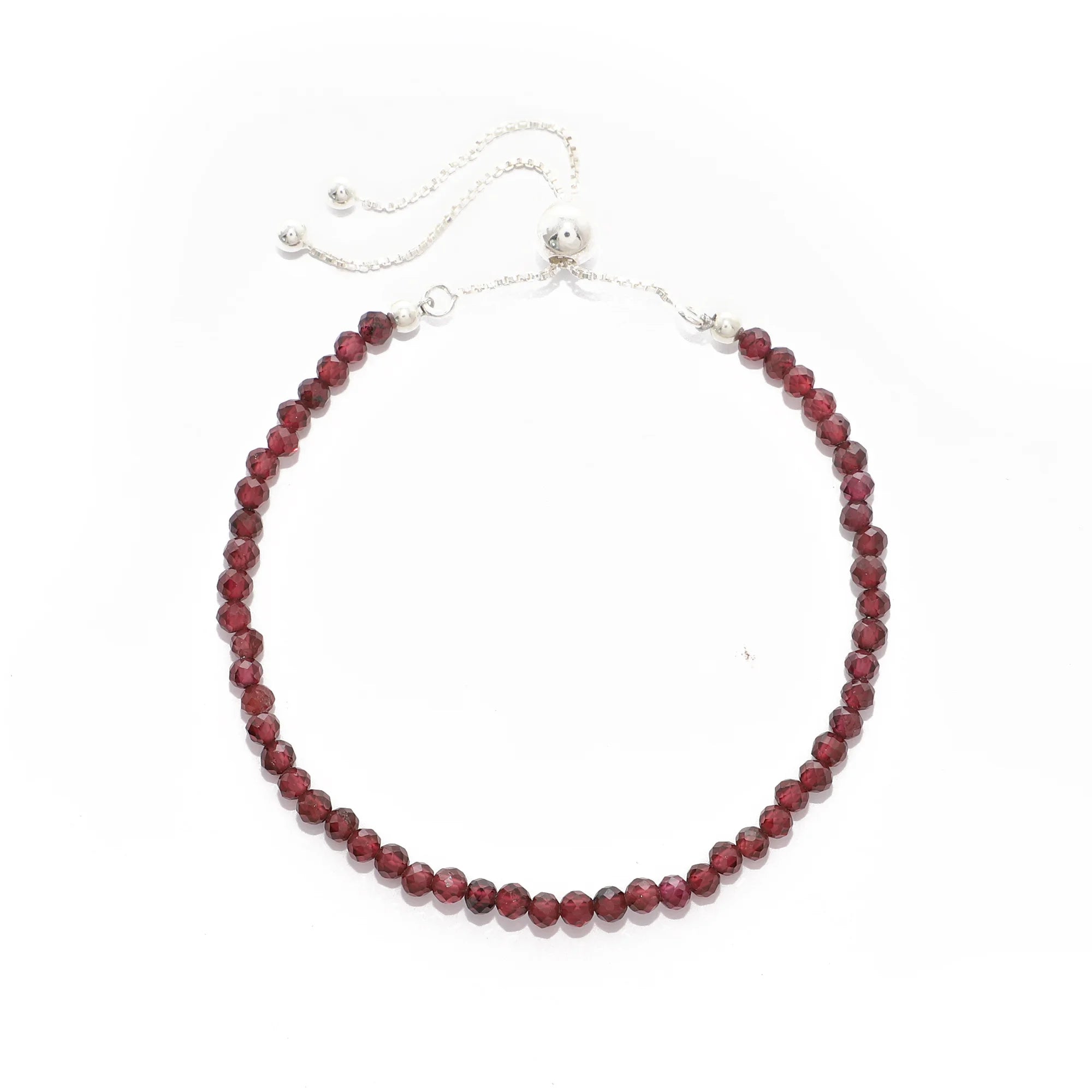 garnet cut bracelet