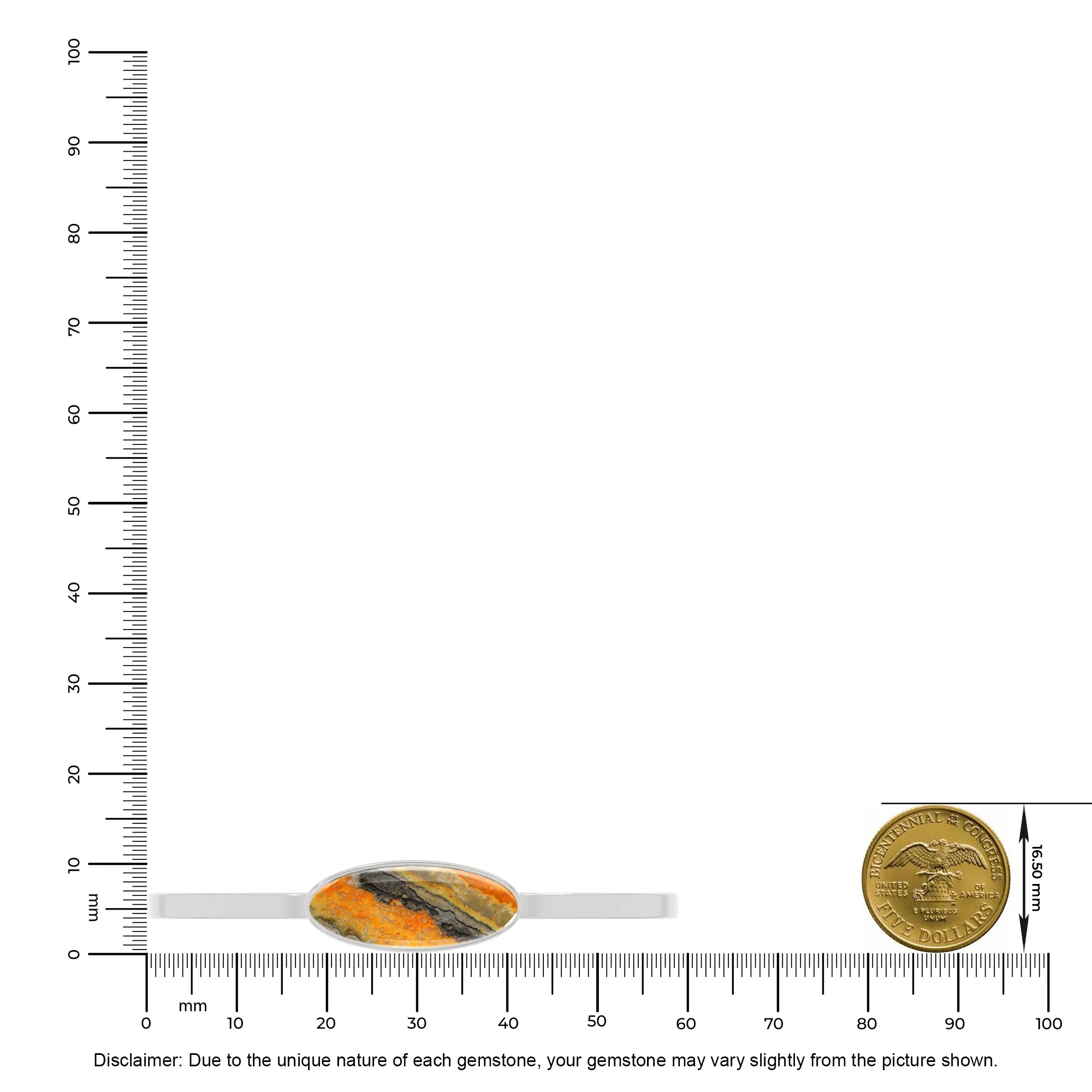 bumble bee rough bracelet