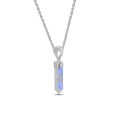rainbow moonstone pendant