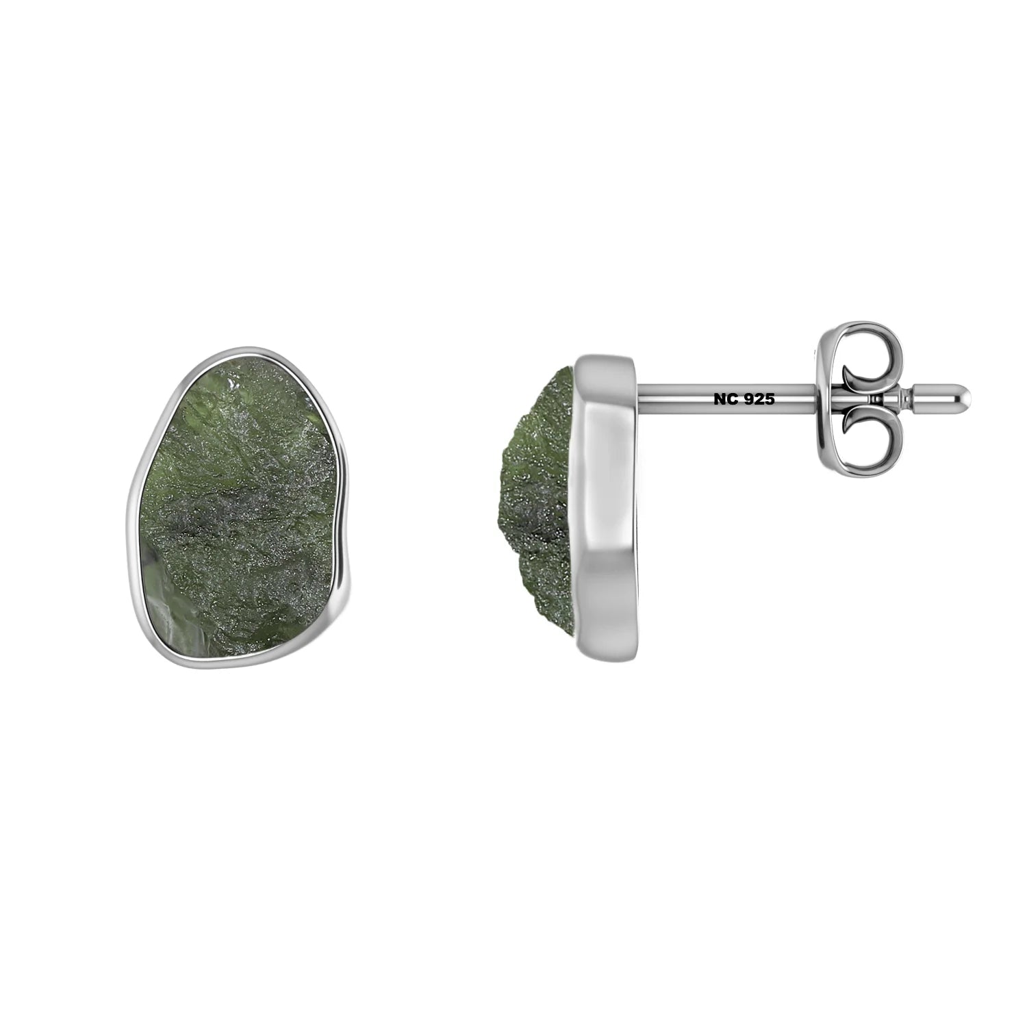 moldavite earrings 