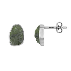 moldavite earrings 
