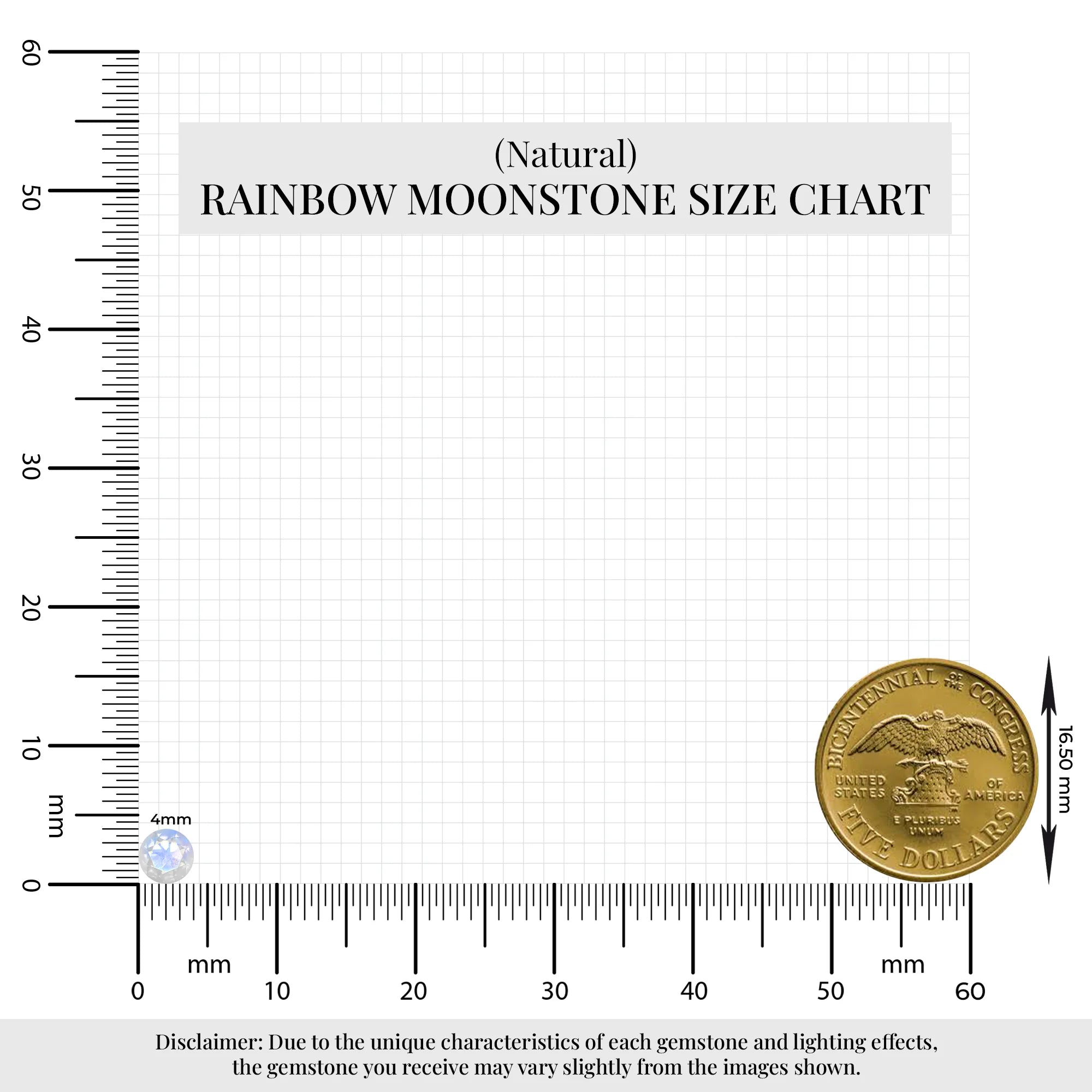 rainbow-moonstone stackable bezel-set ring