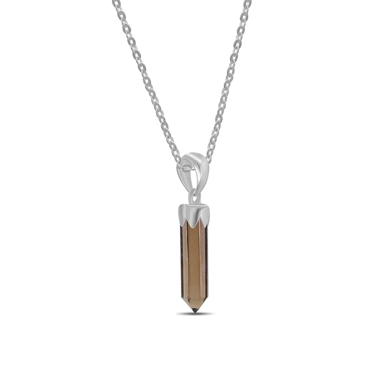 smoky-quartz pendant
